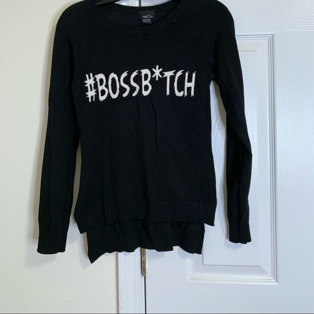 Black sweater